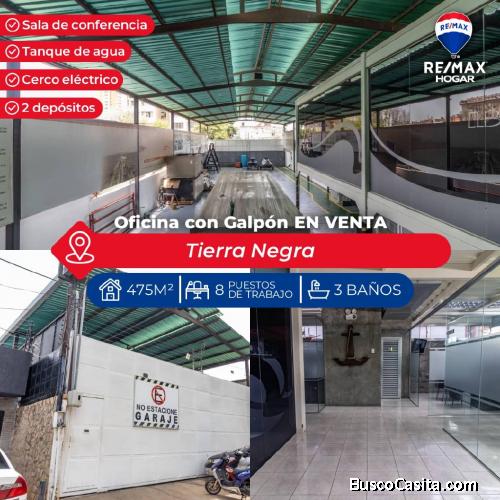 Oficina con galpon venta maracaibo en Tierra negra 060924