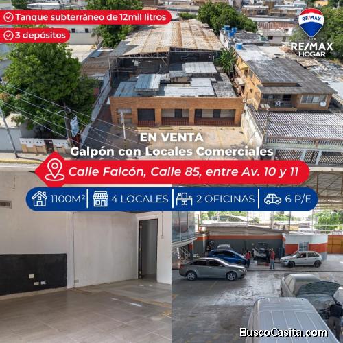 galpon venta maracaibo en Calle 85, entre avenidas 10 y 11 060924