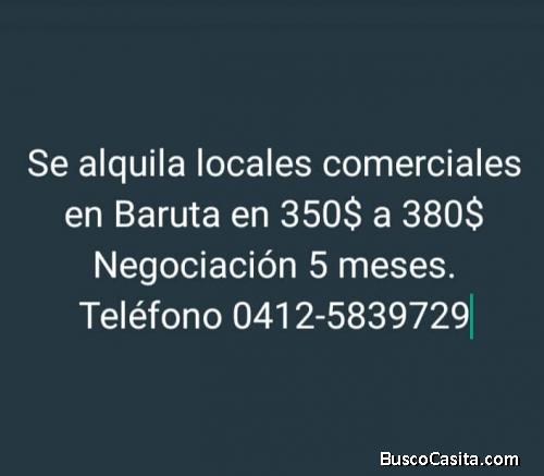 Alquilo locales comerciales en Baruta