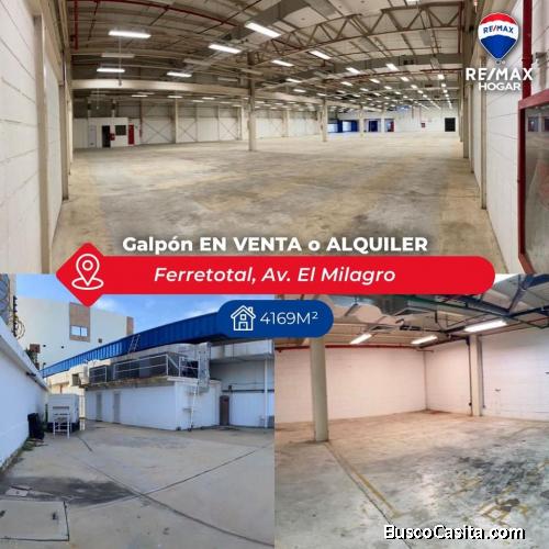 galpon venta maracaibo en la Av. El Milagro 300924