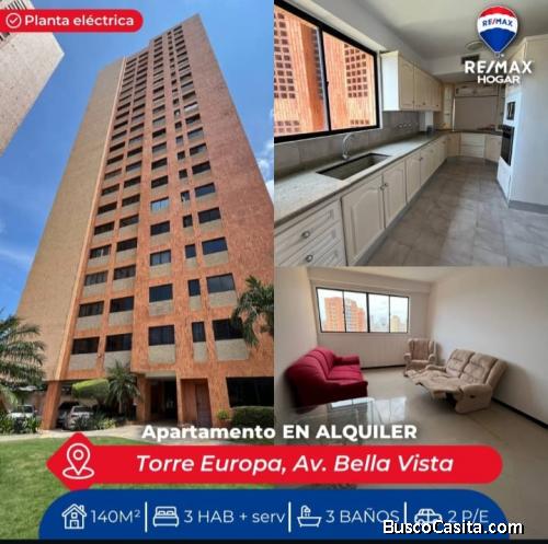  Apartamento alquiler Maracaibo en Torre Europa 101024