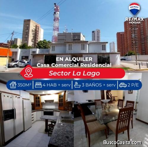  Casa comercial alquiler Maracaibo en la Lago 101024
