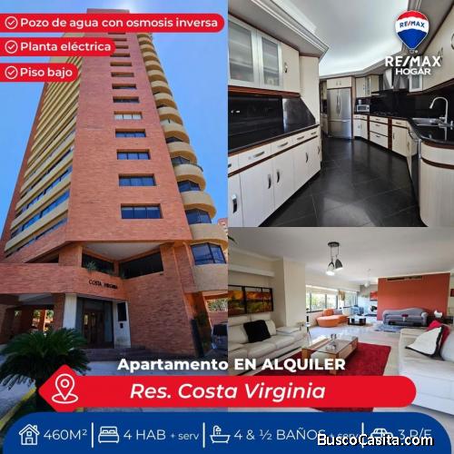 Apartamento alquiler Maracaibo Residencia Costa Virginia 221024