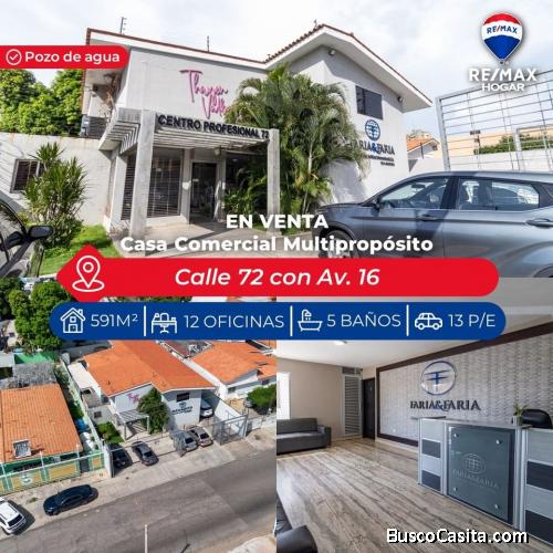 Casa comercial multipropósito venta Maracaibo en la calle 72