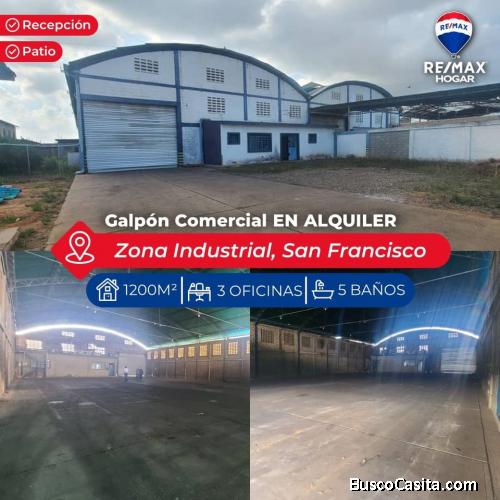 Galpón alquiler Maracaibo en Zona Industrial 311024