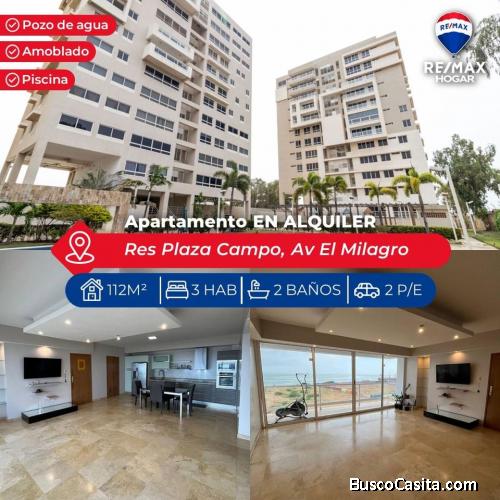  Apartamento alquiler Maracaibo Residencias Plaza Campos 041124