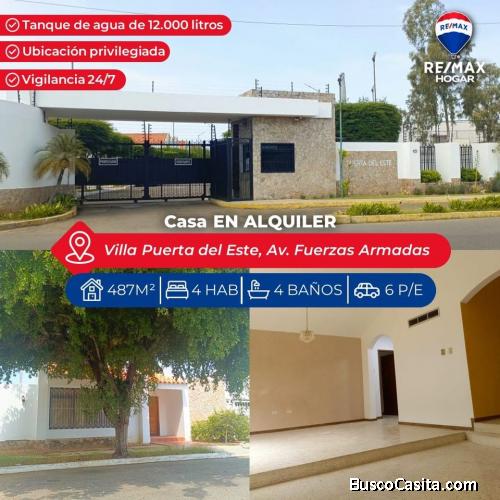  Casa alquiler Maracaibo en Villa Puerta del Este 041124