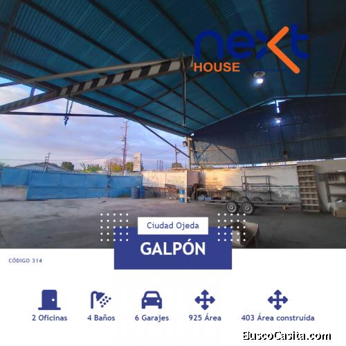 GALPÓN EN ALQUILER CARRETERA L CIUDAD OJEDA NEXT 314