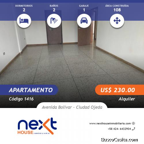 APARTAMENTO ALQUILER CALLE MERIDA CIUDAD OJEDA NEXT 1416