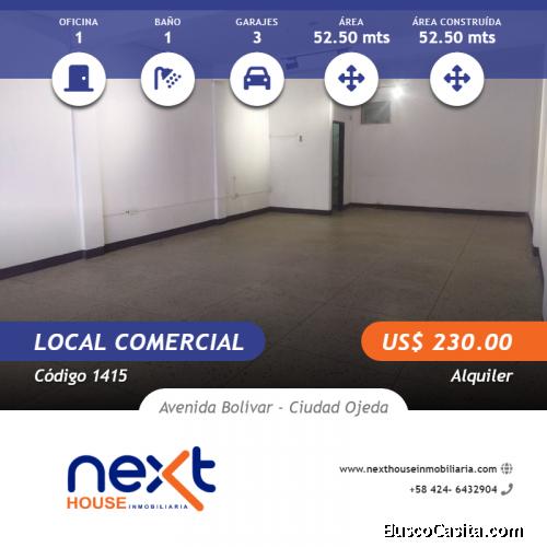 LOCAL COMERCIAL ALQUILER CALLE MERIDA CIUDAD OJEDA NEXT 1415