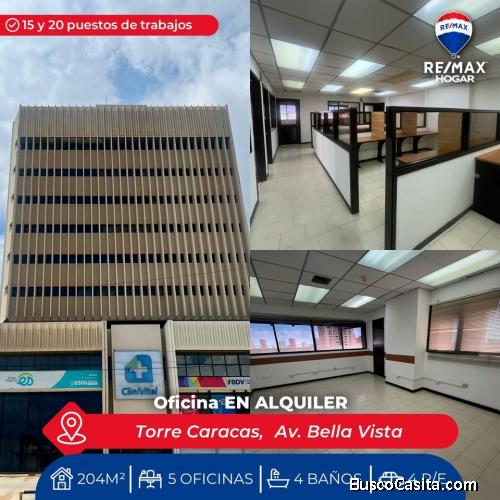 Oficina alquiler Maracaibo en Torre Caracas 081124
