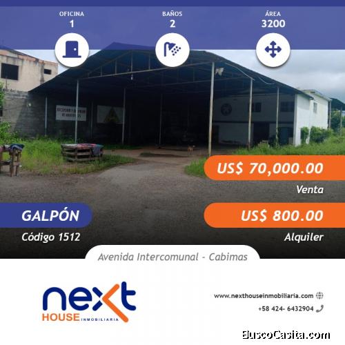 GALPÓN VENTA CARRETERA G CABIMAS SECTOR MONTE BELLO NEXT 1512