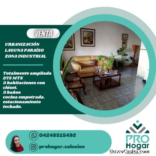 SE VENDE CASA LISTA DE HABITAR URB LAGUNA PARAÍSO 
