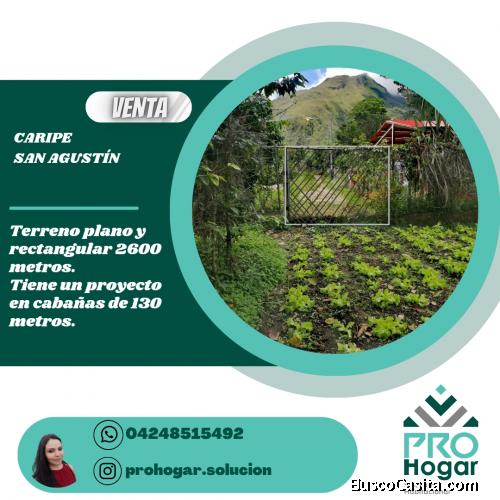 SE VENDE TERRENO EN SAN AGUSTÍN, CARIPE 