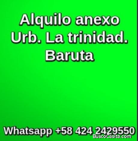 Alquilo anexo Urb. la Trinidad. Baruta