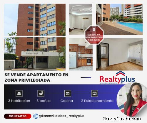 SE VENDE APARTAMENTO SECTOR AV. EL MILAGRO CON 5 DE JULIO, MARACAIBO