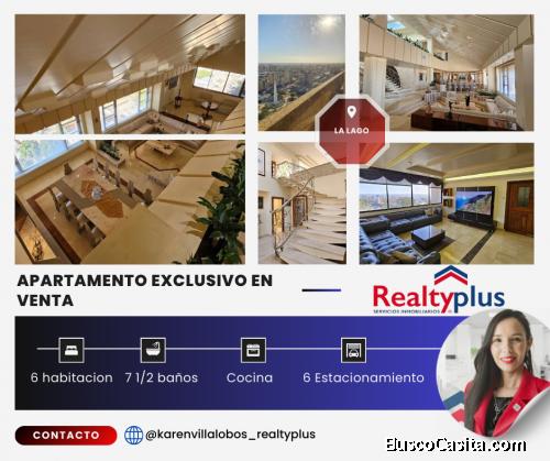 SE VENDE APARTAMENTO EXCLUSIVO EN ZONA PRIVILEGIADA 