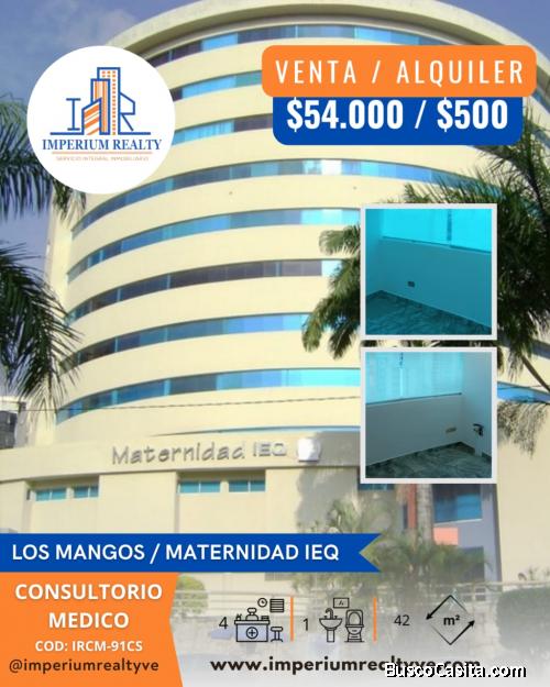 Consultorio Medico en Maternidad IEQ, Sector Los Mangos - Imperium Realty