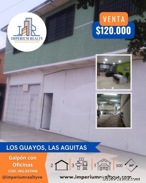 SE VENDE GALPÓN EN AV. PRINCIPAL VÍA AGÜITAS-ROBLE - Imperium Realty