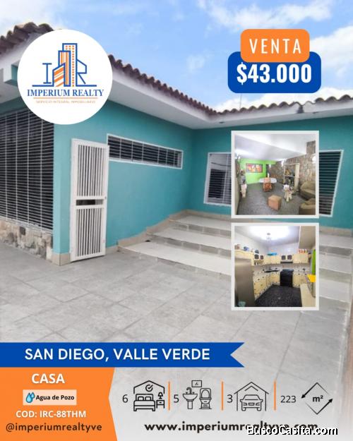 CASA DE 2 NIVELES EN SAN DIEGO URB. VALLE VERDE - Imperium Realty