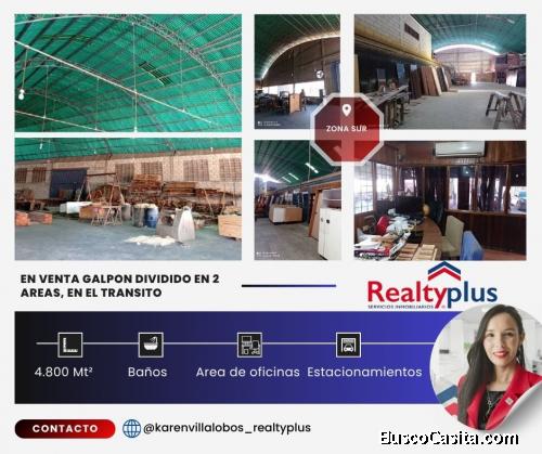 Se Vende Galpón, Sector el Transito, Zona Sur.