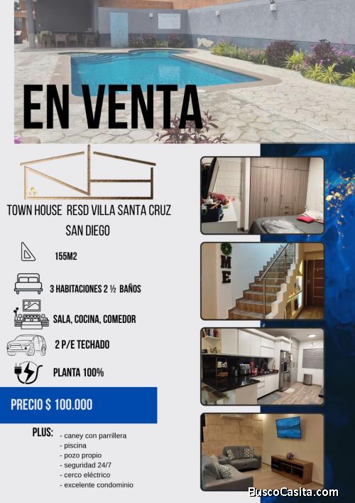 TOWN HOUSE EN SAN DIEGO CARABABO