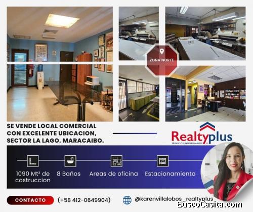SE VENDE LOCAL COMERCIAL CON EXCELENTE UBICACION, SECTOR LA LAGO, MARACAIBO.