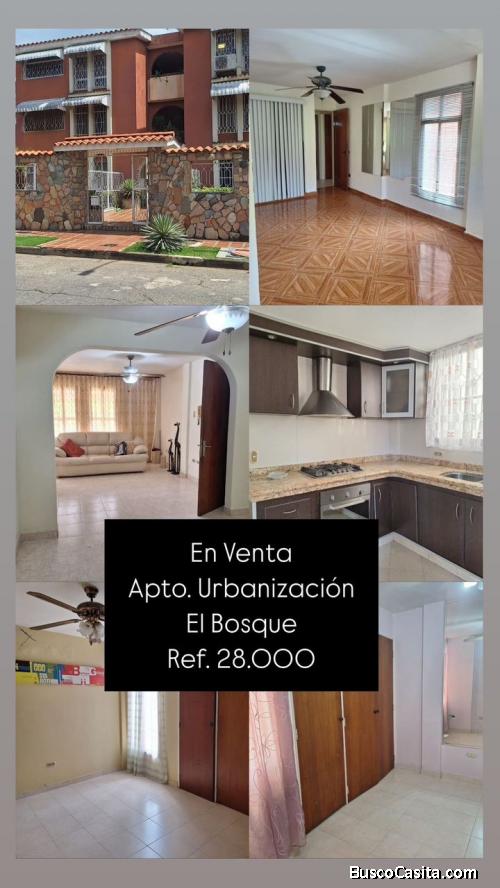*VENDO APARTAMENTO URBANIZACIÓN EL BOSQUE VALENCIA ESTADO CARABOBO.