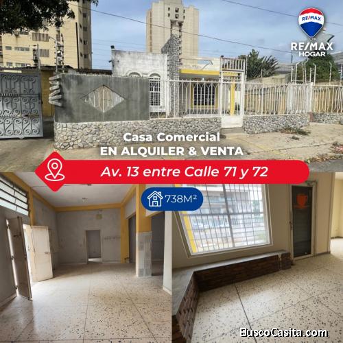 CASA COMERCIAL [ ALQUILER ] MARACAIBO
