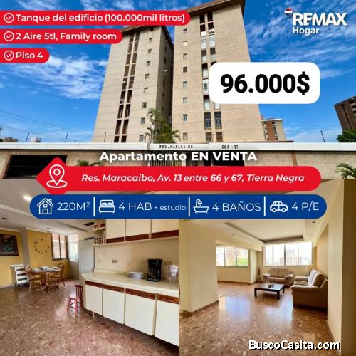 EN VENTA APARTAMENTO EN RESIDENCIAS MARACAIBO. 060526