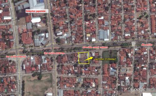 OFERTA UNICA. ESPECTACULAR TERRENO EN VENTA SOBRE AVENIDA CANAL COTOCA DE 2120 MTS2