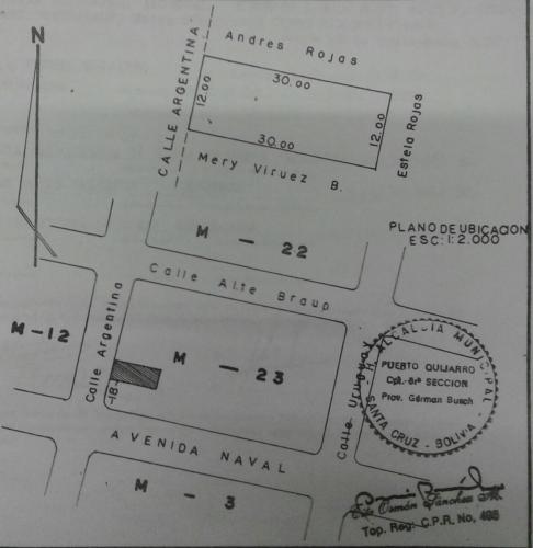 VENDO TERRENO EN PUERTO QUIJARRO