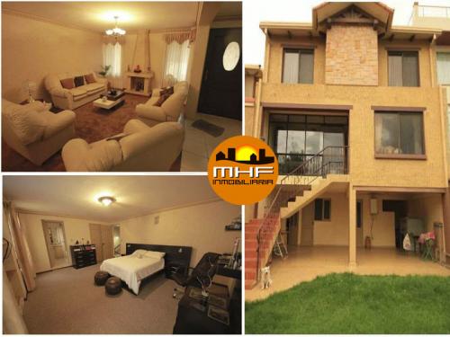 CONFORTABLE CHALET DE 3 NIVELES 186000 $us MESADILLA 