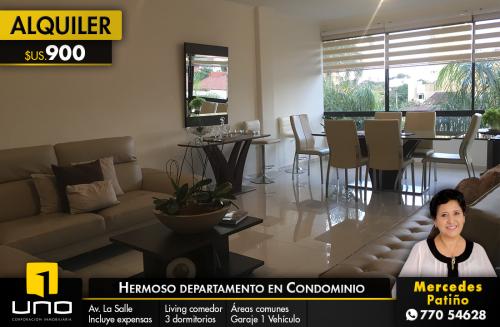 DEPARTAMENTO AMOBLADO EN ALQUILER