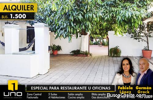 ZONA CENTRAL, CASA EN ALQUILER IDEAL PARA EMPRESA O NEGOCIO