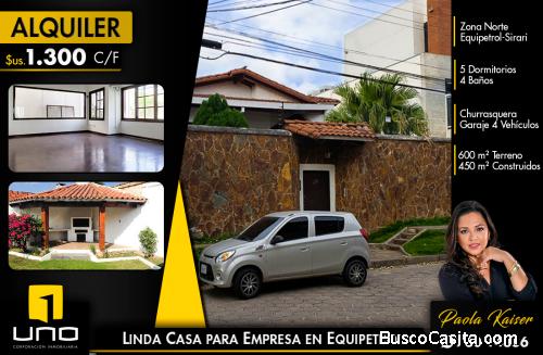CASA EN ALQUILER EN EQUIPETROL