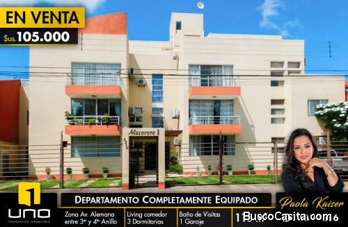departamento en venta zona norte