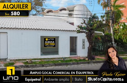 local comercial u oficina en alquiler zona equipetrol
