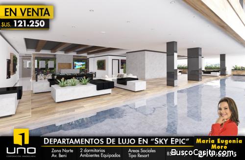 DEPARTAMENTOS DE 2 DORMITORIOS EN VENTA EN CONDOMINIO EXCLUSIVO SKY EPIC