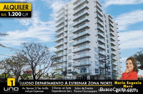 DEPARTAMENTO A ESTRENAR EN LA ZONA NORTE