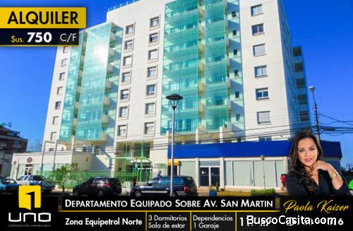 departamento en alquiler en equipetrol