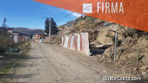 Terreno en venta en Irpavi