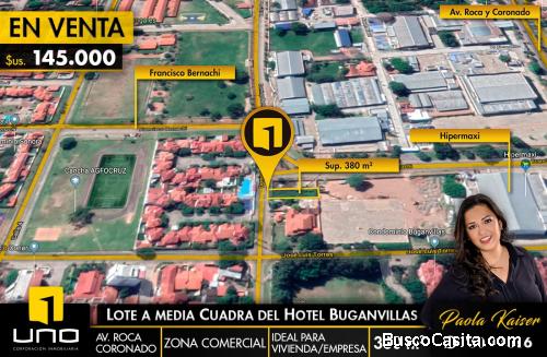 Céntrico lote de terreno en venta