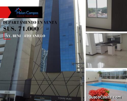 HERMOSO DEPARTAMENTO EN VENTA - Zona Norte