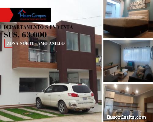 HERMOSO DEPARTAMENTO EN VENTA - Zona Norte