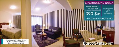 DEPARTAMENTO DE 1 DORM. EN HOTEL TERRANOVA