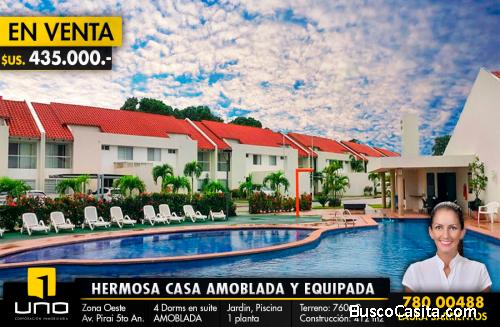 HERMOSA CASA EN VENTA EN EXCLUSIVO CONDOMINIO LAS PALMAS II