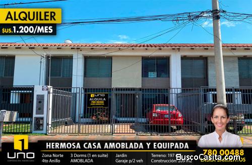HERMOSA CASA EN ALQUILER EN EXCELENTE UBICACION