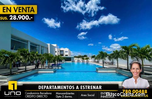 DEPARTAMENTOS A ESTRENAR EN CONDOMINIO BARCELONA