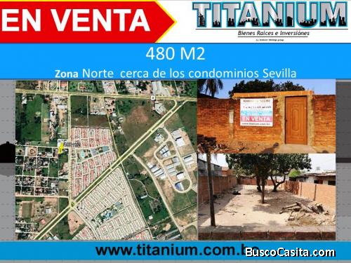 Terreno de 480 M2 Cerca a los Condominios Sevilla  
